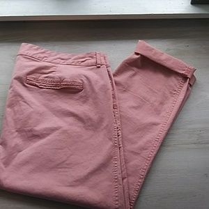 Coral khaki pants sz 16